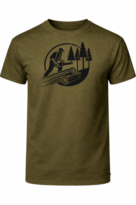 T-Shirt Holzfäller