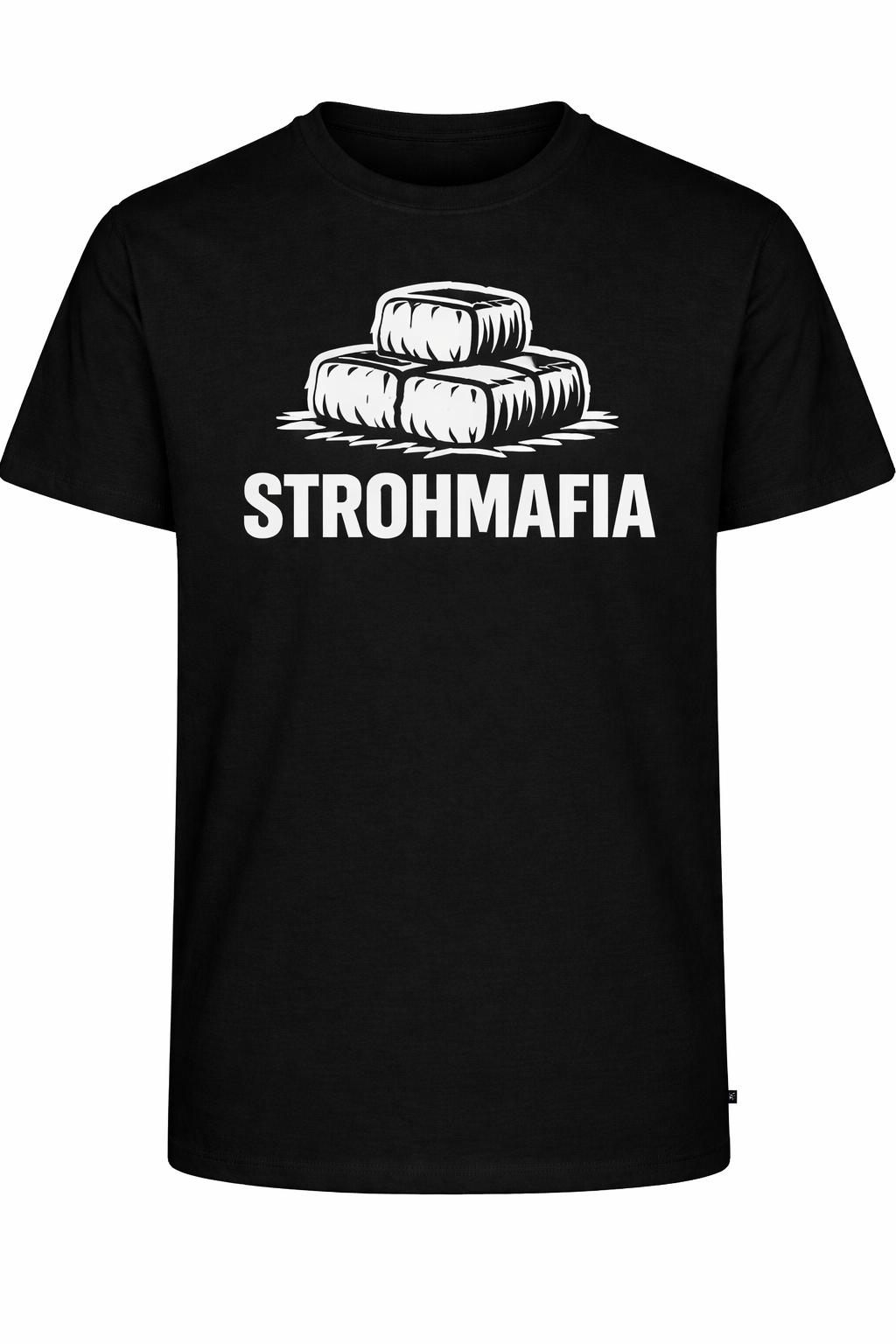T-Shirt Stroh Mafia Rund - Quaderballen