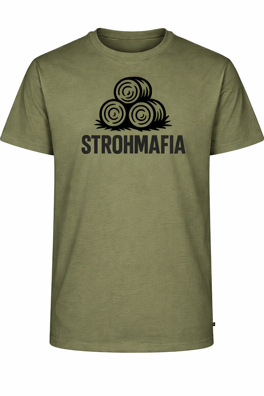 T-Shirt Stroh Mafia Rund - Quaderballen