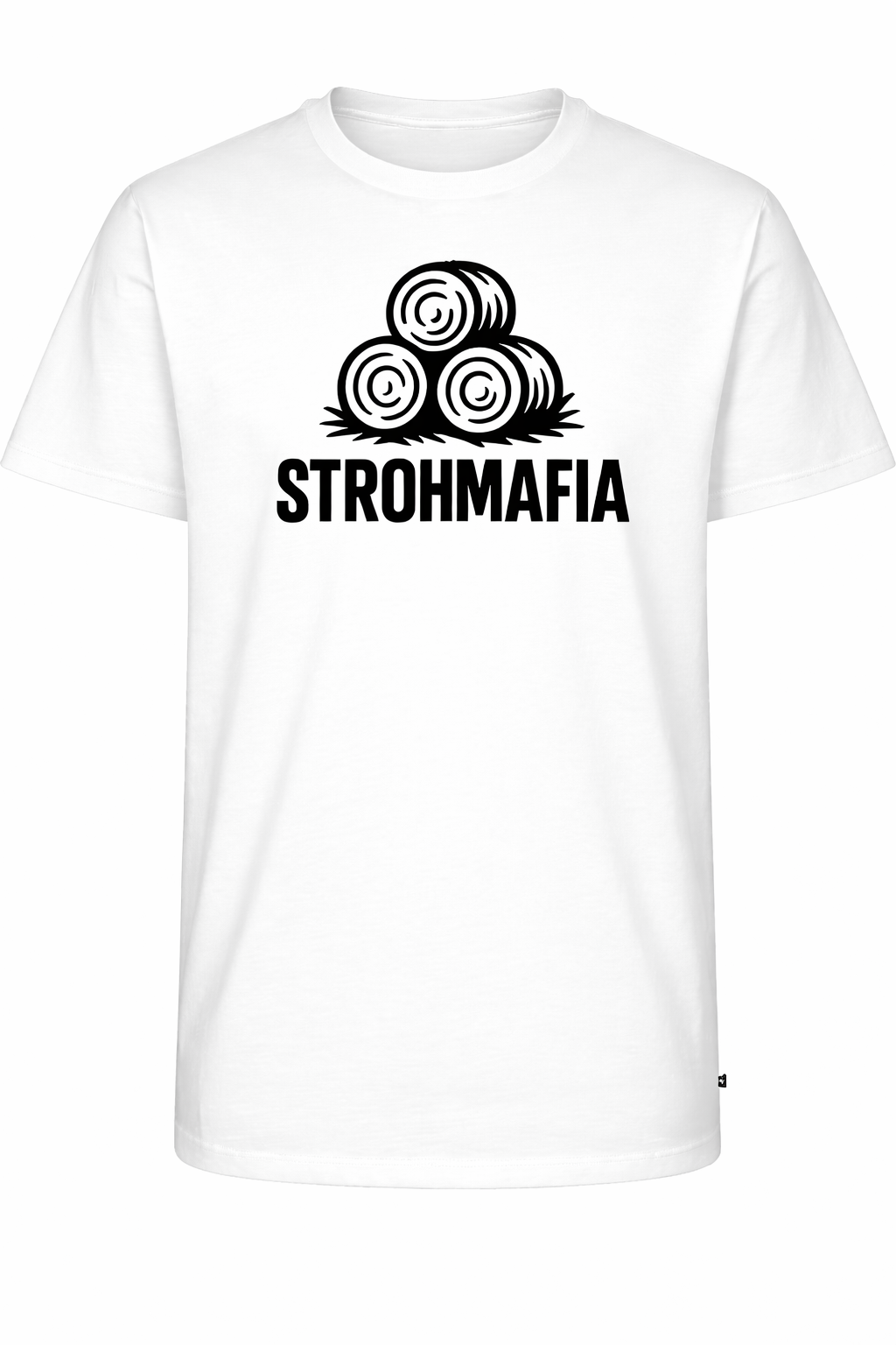 T-Shirt Stroh Mafia Rund - Quaderballen